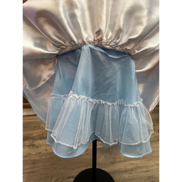 Rare Editions Toddler Blue & Pink Floral Mikado Dress Created for Macy's Size 3T - Picture 8 of 8